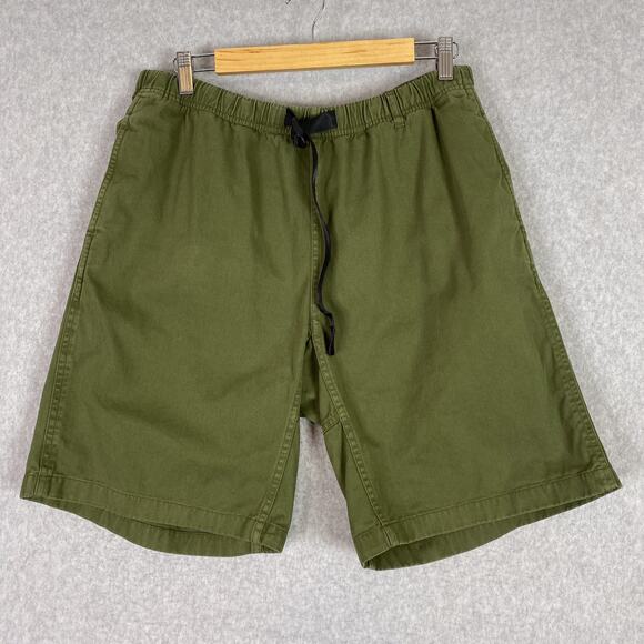Gramicci Shorts Mens L Olive Green Belted Waist Bermuda Short - Picture 1 of 7